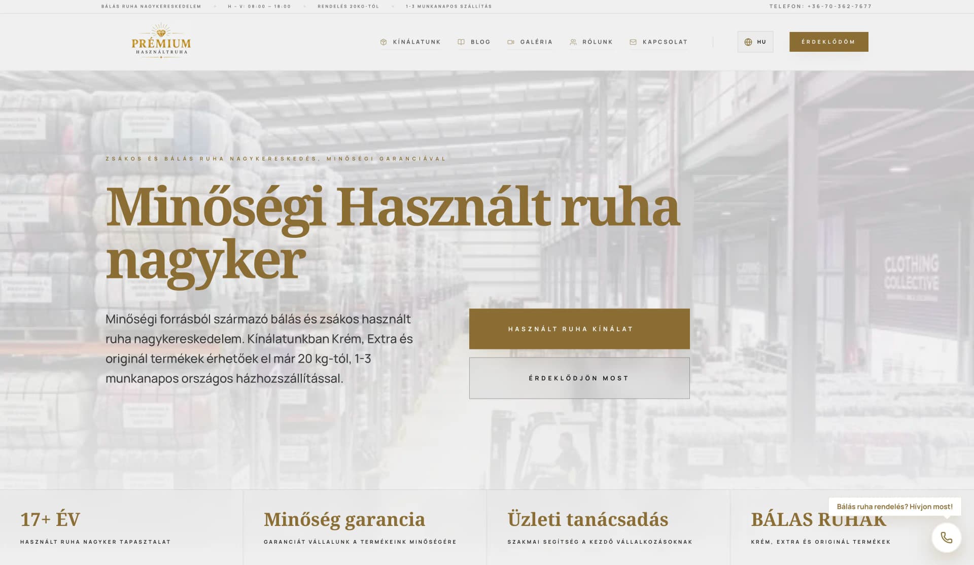 Hogyan épült fel a premiumhasznaltruha.hu? – Digitális transzformáció a B2B nagykereskedelemben