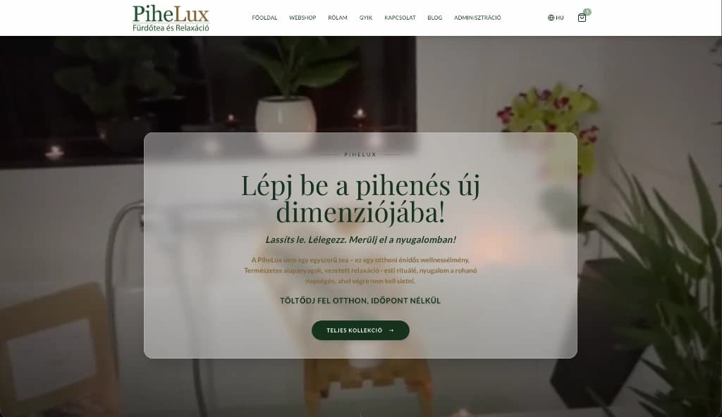 PiheLux: Luxus Webshop 100/100 Lighthouse Pontszámmal — 1 Hét Alatt [Esettanulmány]